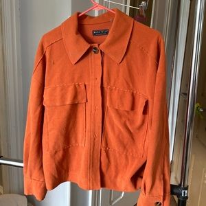 Fleece button down shirt
